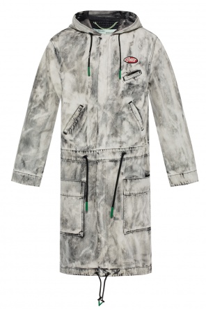 Jeansowy płaszcz z logo, zdjęcie 1 Jeansowy płaszcz z logo od Off White